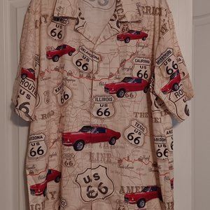 Men's Hawaiian Style  Mustang Shirt